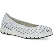 Ballerines Caprice white softnap casual closed ballerinas