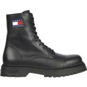 Boots Tommy Jeans lace up mid boot smooth