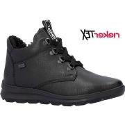 Bottines Rieker black casual closed ladies mid height boots