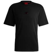 T-shirt BOSS T-SHIRT RELAXED EN JERSEY DE COTON NOIR AVEC PATCH LOGO