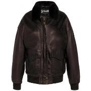 Veste Schott LCW9185 DARK BROWN