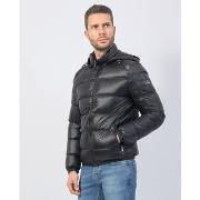 Blouson Yes Zee Veste matelassée à capuche bleue