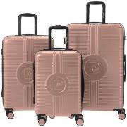 Valise Pierre Cardin ENSEMBLE DE 3 VALISES PINK GOLD SATURN