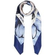 Echarpe Liu Jo Foulard bleu à fleurs