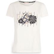 T-shirt Liu Jo T-shirt avec logo à fleurs et strass