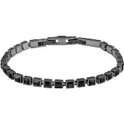 Bijoux Karl Lagerfeld Bracelet en acier et cristal