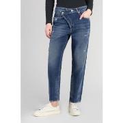 Jeans Le Temps des Cerises Jeans boyfit cosy 7/8ème destroy bleu