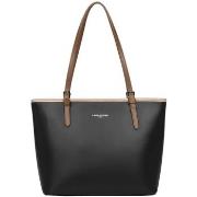 Sac a main LANCASTER Sac cabas Ref 38653 Noir Nuvi 28*25*13 cm