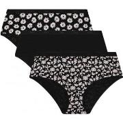 Shorties &amp; boxers DIM 3 Boxers Femme POCKETS STRETCH Black Bold