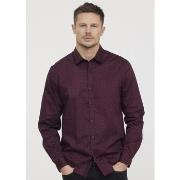 Chemise Lee Cooper Chemise à motifs bordeaux