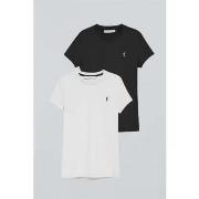 T-shirt Polo Club PACK 2 - RIGBY GO W TSHIRT SS B-W