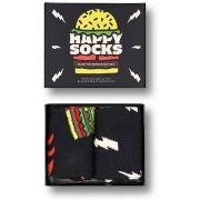 Chaussettes hautes Happy socks 2-PACK BLAST OFF BURGER SOC