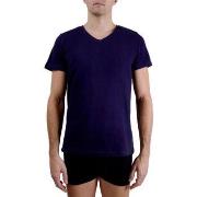 T-shirt Pierre Cardin T-shirt homme en col v avec broderie sur la poit...