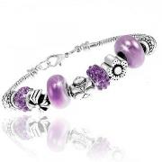 Bracelets Sc Crystal B1144-VIOLET