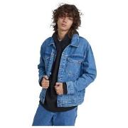 Veste Kickers Denim Jacket, Veste Homme, Bleu Denim, S