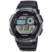 Montre Casio Montre Homme WORLD TIME ILLUMINATOR Noir (Ø 43 mm)