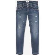 Jeans Le Temps des Cerises Jeans pulp slim snap 7/8ème destroy bleu