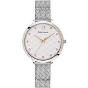 Montre Pierre Lannier GRACE Cadran Blanc Bracelet Acier milanais Argen...