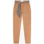 Pantalon Le Temps des Cerises Pantalon chino dyli4 cappuccino