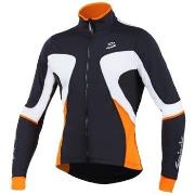 Veste Spiuk CHAQUETA TEAM HOMBRE 2016 NEGRO/NARANJA AV/BLANCO