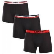 Boxers Levis MEN GIFTBOX ICONIC BOXER BRIEF 3P - Noir - M