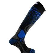 Chaussettes Thyo Mi-bas Ski tricot 3D en laine et soie haute performan...