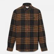 Chemise Timberland TB0A6V4X MIDWEIGHT FLANNEL CHECK-B231 BLACK YD