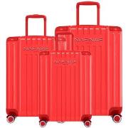 Valise Naf Naf Ensemble de 3 valises S/M/L JESSIE RED