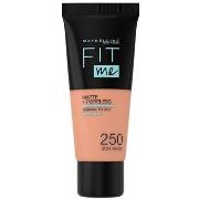 Fonds de teint &amp; Bases Maybelline New York Fit Me Matte+poreless F...