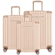 Valise Naf Naf Ensemble de 3 valises S/M/L JESSIE IVORY