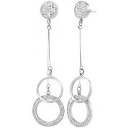 Boucles oreilles Sc Crystal B2747-ARGENT