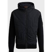 Manteau BOSS Veste bi-matière noire