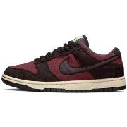 Baskets Nike Dunk Low SE Fleece Burgundy Crush