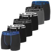 Boxers Freegun Lot de 6 boxers coton homme Uni