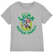 T-shirt enfant Captain America St Patrick's Day Lucky