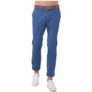 Pantalon Kaporal Pantalon Homme Avec Ceinture Fove North Sea Bleu