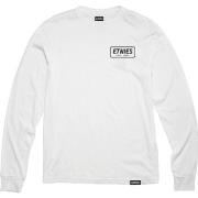 T-shirt Etnies QUALITY CONTROL LS TEE WHITE BLACK