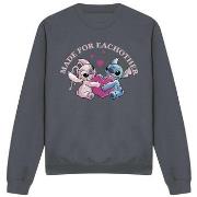 Sweat-shirt Lilo &amp; Stitch Made For Each Other