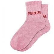 Chaussettes Sud Trading Paire de chaussettes rose à paillettes princes...