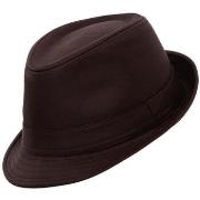 Chapeau Chapeau-Tendance Chapeau trilby façon cuir MAX T58