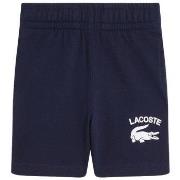 Short enfant Lacoste SHORT ENFANT BLEU MARINE AVEC LOGO BRODÉ