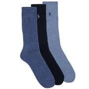 Chaussettes hautes Polo Ralph Lauren CREW W/PP CREW 3 PACK