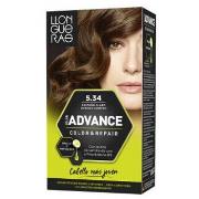 Soins cheveux Llongueras COLOR ADVANCE 5,34 castaño claro dorado cobri...