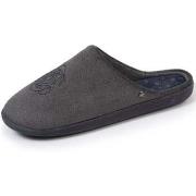 Chaussons Isotoner Chaussons mules Homme Gris chiné