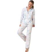 Pyjamas / Chemises de nuit Lisca Pyjama pantalon chemise manches longu...