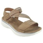 Chaussures Amarpies Sandale femme 26591 beige abz