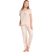 Pyjamas / Chemises de nuit Lisca Pyjama pantalon t-shirt PATRICIA