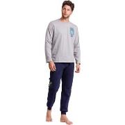 Pyjamas / Chemises de nuit Admas Pyjama tenue pantalon top manches lon...