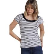 Blouses Admas T-shirt manches courtes col rond Rayas