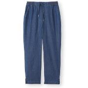 Pantalon Daxon by - Pantacourt chambray élastiqué